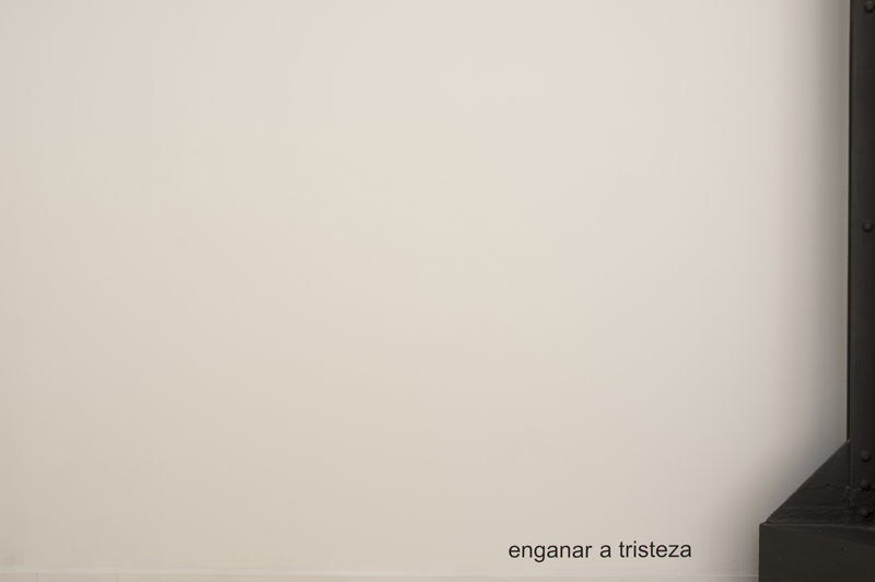 Enganar a tristeza. Paulo Cacais